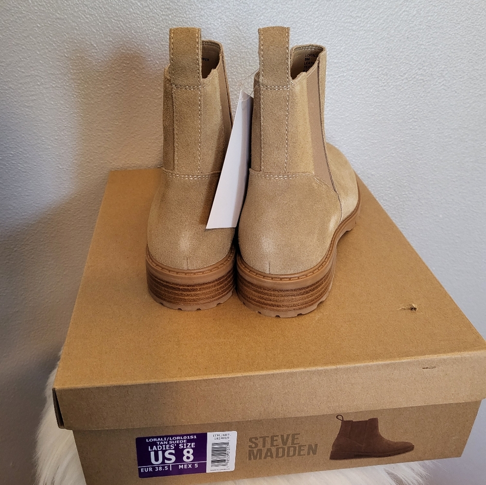Steve Madden Lorali Suede Boots - Picture 7 of 9